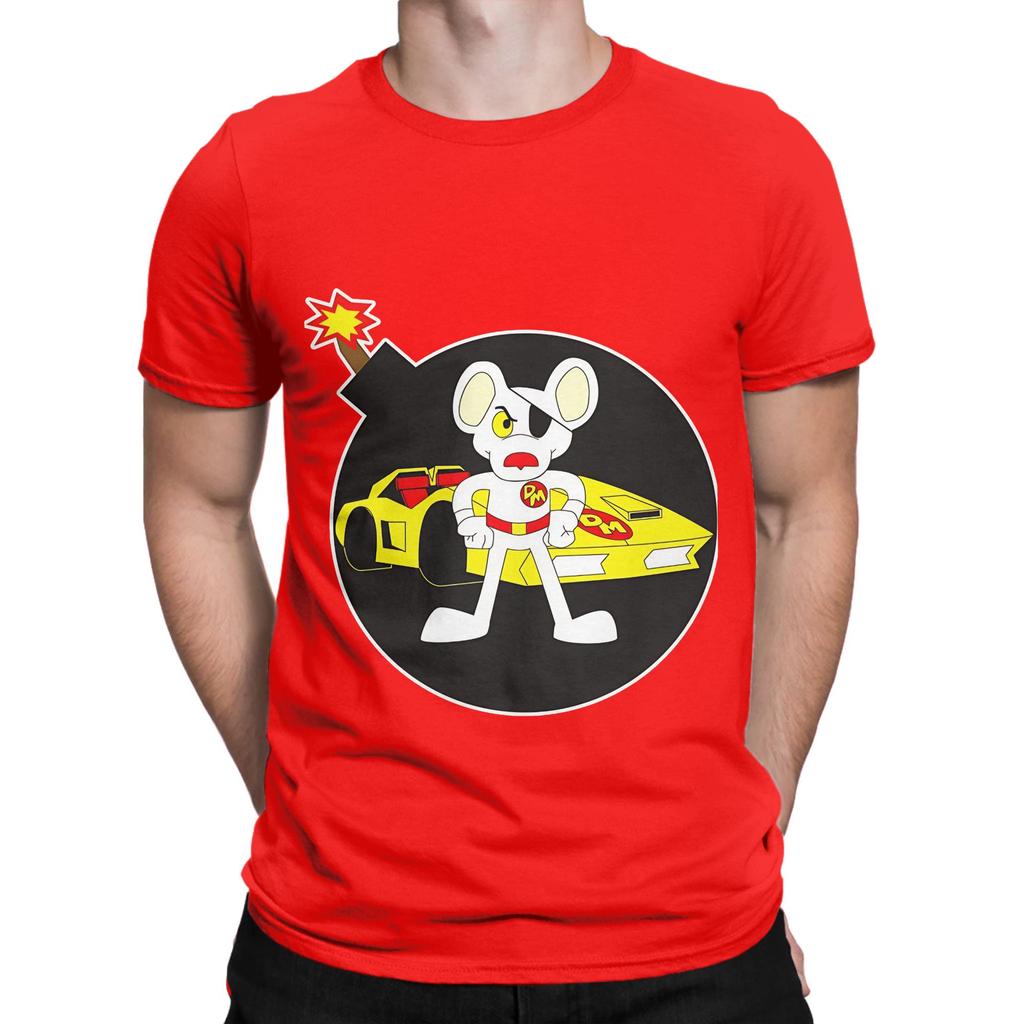 Danger Mouse Danger Mouse Novelty Graphic 100 Cotton TShirt Danger Mouse Tees Tops For Unisex