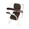 Kids Bike Seat Stable Portable with Backrest Protective Child Rear No Belt