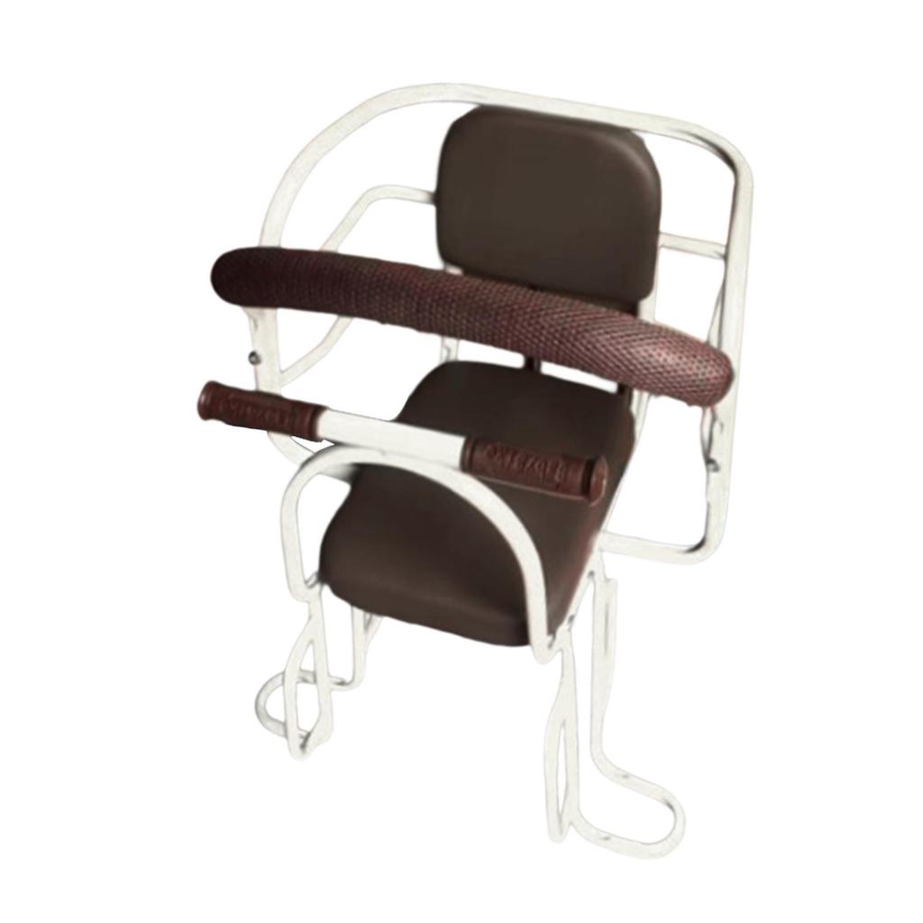 Kids Bike Seat Stable Portable with Backrest Protective Child Rear No Belt