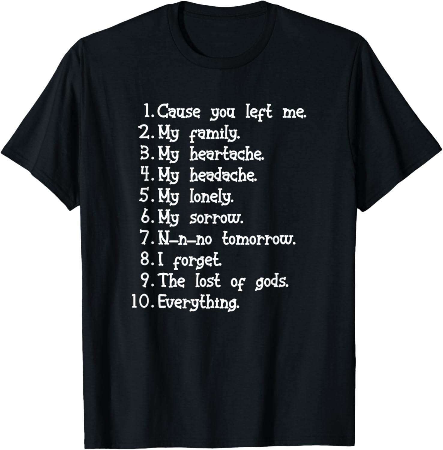 I Forget What Eight Was For Funny Saying Music T-Shirt S