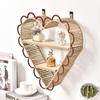 1PC Stable Study Rooms Decorative Living Rooms Durability Exquisite Wall Shelf Hung On The Wall Heart-Shaped Artistic