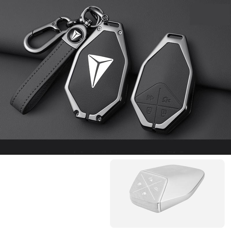 For Changan Deepal S07 S7 Car Keychain Protective Shell Car Key Holder Key Case Cover Smart Key Fob Bag Protector