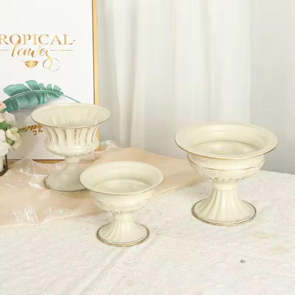 Multipurpose Flower Pot White Decorative Vase Vintage Urn Vase Flower Pot  Living Room