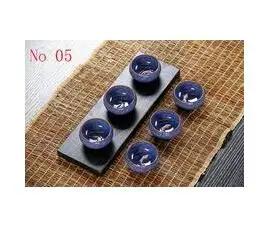 Jingdezhen Ceramic Golden Fish Teacup Set, Japanese Tea Cups, Chinese Mug, Puer Bowl, Puer Tea Cups, 6Pcs