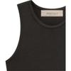 Fear of God Essentials SS23 Knit Rib Sport Tank Off Black Women Tops FOG-SS23-134