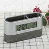 Innovative Pen Holder LCD Digital Electronic Clock with Perpetual Calendar Temperature Display