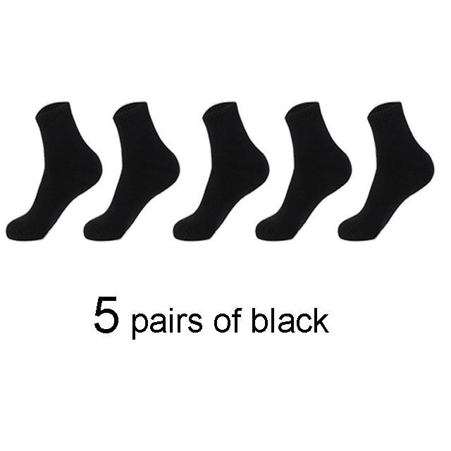 5 Paar Winterwarme Herrensocken dick Männliche Damensocken Super Dickere Einfarbige Socken Wintersocken gegen Kälte Schnee Frotteesocken