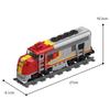 Santa Fe Super Chief Heavy Duty Zug Bausteine Set Eisenbahnschiene Steine für Kinder Erwachsene Spielzeug
