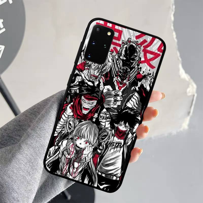 Anime Art Jujutsu Kaisen Gojo Demon Slayer Phone Case for Samsung S21 S10 Lite S20 Ultra S9 S8 Plus S7 S6 Edge S5 Cover