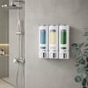 White Black Shampoo Dispenser Plastic Body Wash Dispenser Convenient Soap Dispenser  Home Hotel