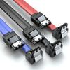 0.5m Degrees Connector SATA Gbp/s High Speed 6 SDD HDD 90 3 Cable Wires