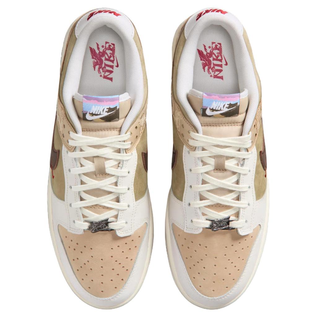 Nike Dunk Low Pegasus Pack - Linen Phantom Men Sneakers Multi-Color Neutral-Olive Dark-Hazel IQ1118-220