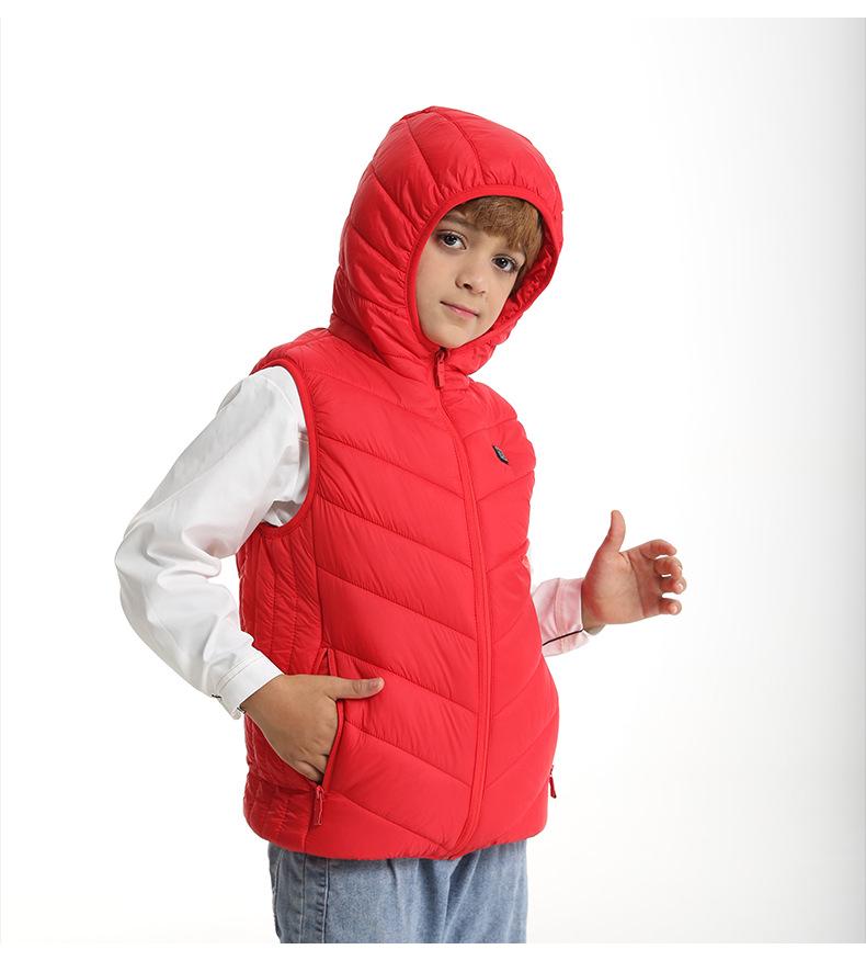 Children's USB Heated Winter Vest with Intelligent Temperature Control