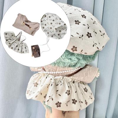 Dolls Clothes Set Doll Outifits with Bag and Hat Cute Replacement Toys Costume Clothing for