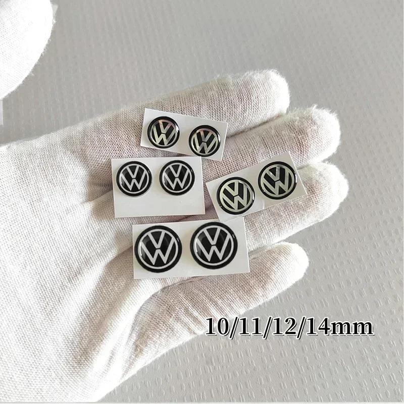 YNEPB1 Car Key Sticker Auto Control Keychain Accessories For Volkswagen VW Rline R GTI Golf Polo Passat Magotan Tiguan Bora Jetta T-ROC