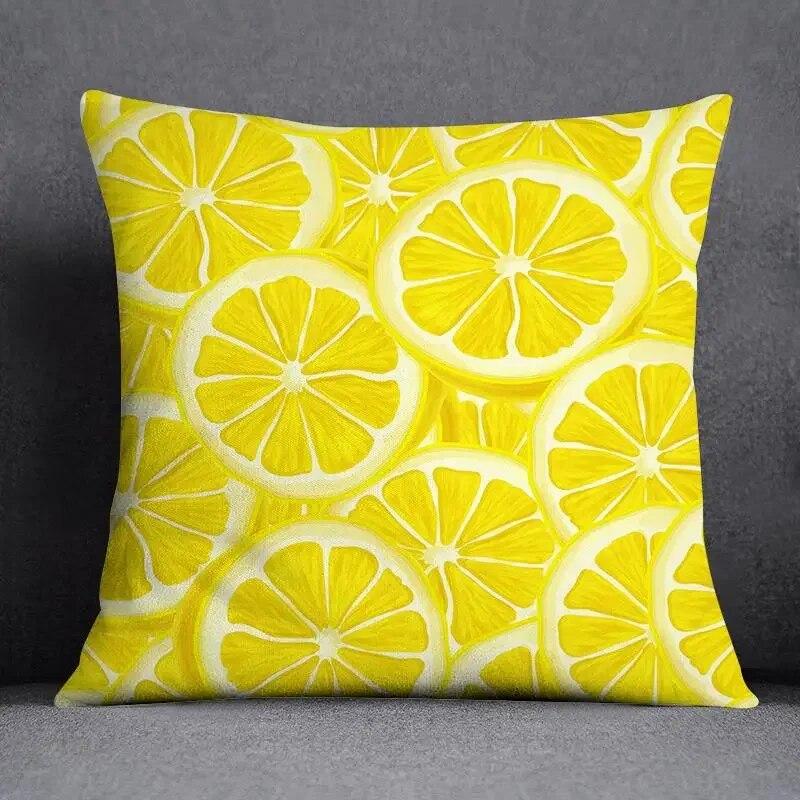 45x45cm Fruit pattern Home Decoration pillowcase Living Room Sofa Seat Office  Cushion  cover