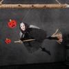 Halloween Witch Broom Hanging Ornament for Kids