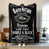 Baltimore Ravens  Soft and comfortable flannel Suitable for sofas living rooms outdoor camping travel and also makes a great anniversary gif