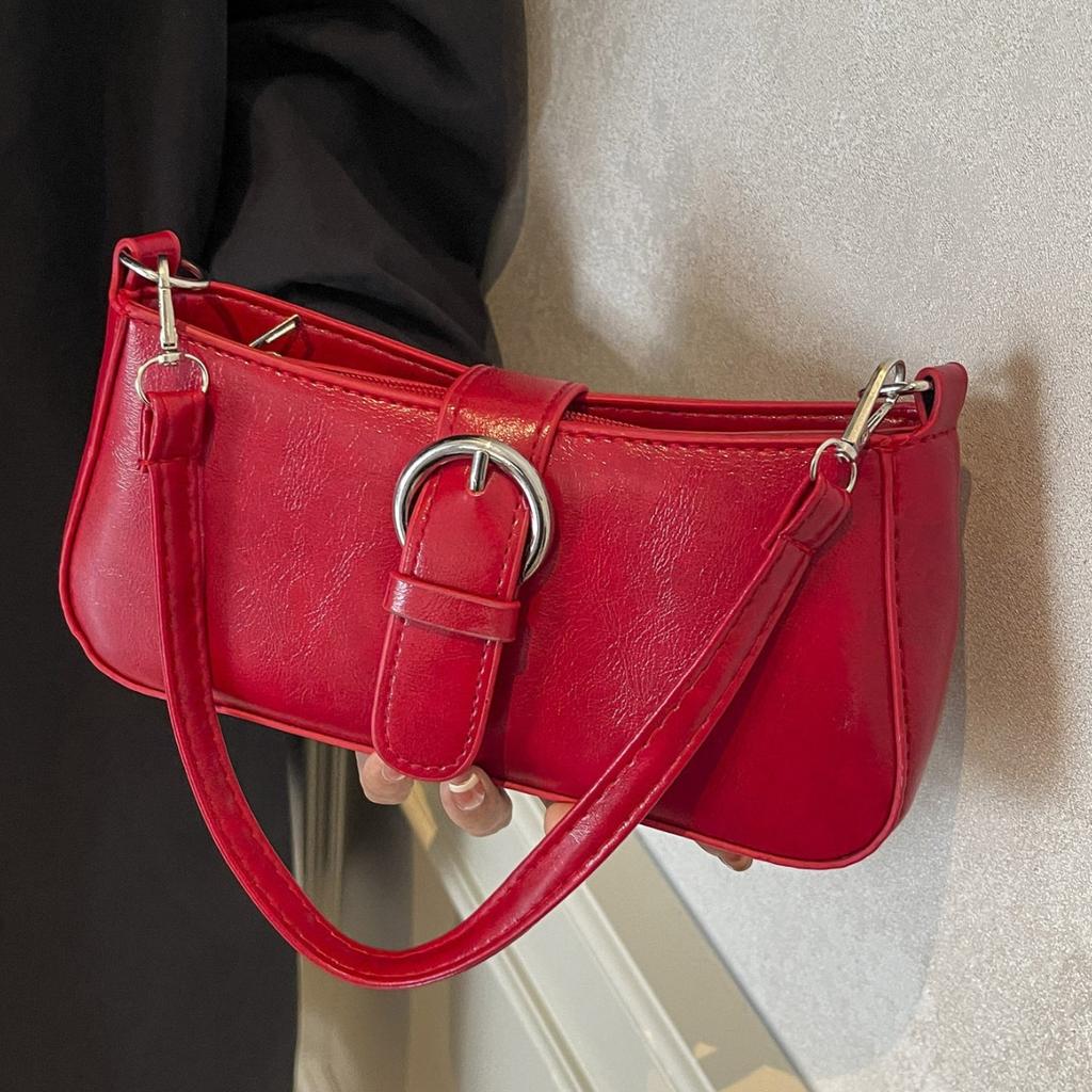 Fashion niche armpit small bag 2025 new French light luxury women's bag commuter shoulder bag autumn and winter versatile messenger bag