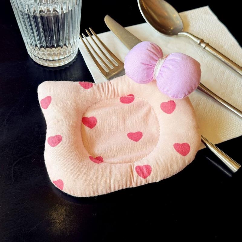 Adorable Cat Face Coasters Heat Resistant Non Slip Multipurpose Cartoon Cotton Pads For Kitchens Jewelry Storage