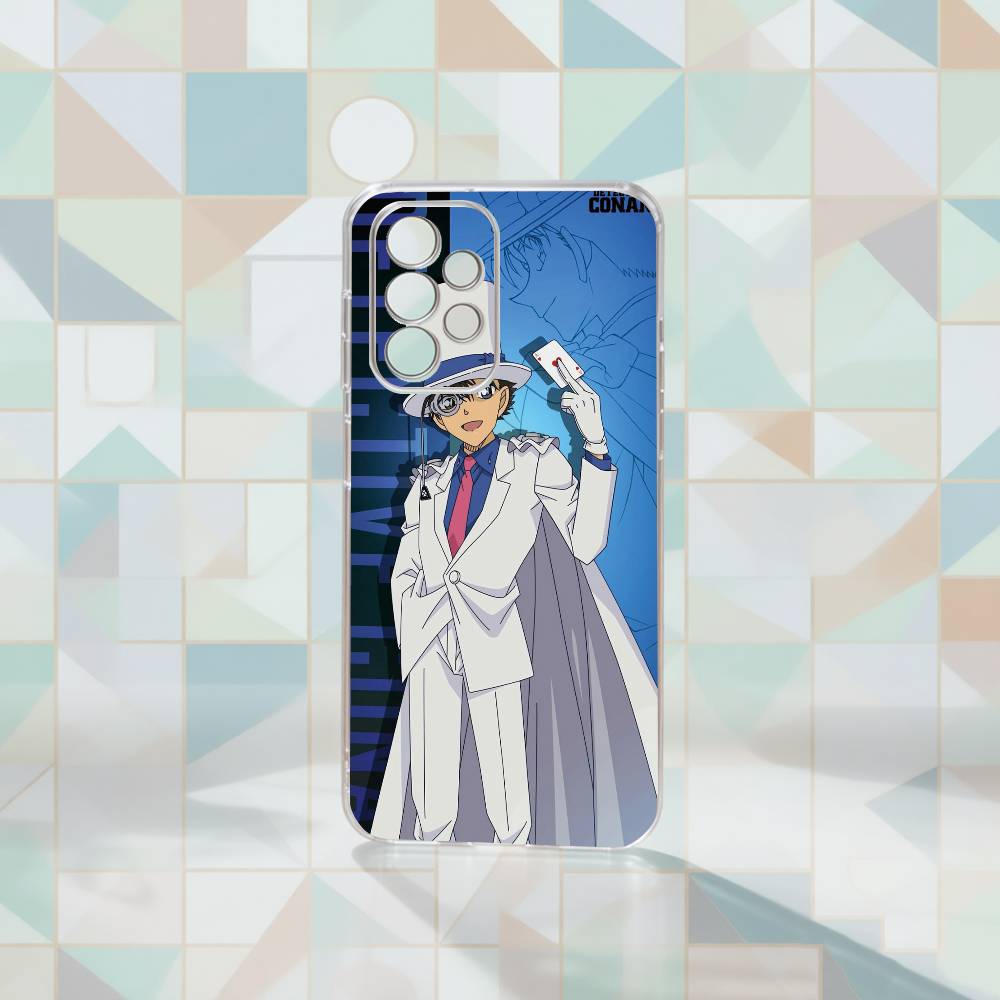 Kaito Kuroba Phone Case Transparent Silicone Soft For Samsung S25,S24,S21,S22,S23,S30,Ultra,S20,Plus,Fe