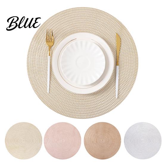 Easy Clean Placemats Mat Wear-Resistant Placemat Resistant Heat Reusable PVC Dining Table Stain-proof Stain-Proof for Home Kitchen Protection Mats
