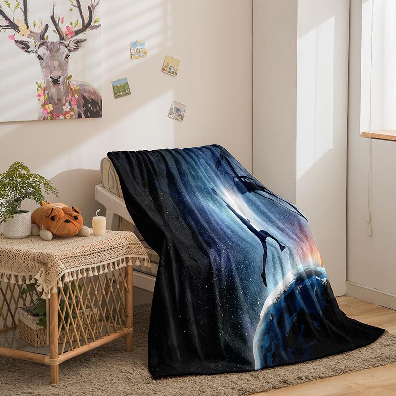 Cartoon Basketball Star Series Double-Sided Flannel 3D Digital Printing Blanket Blanket