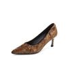 Retro Pointed Thin Heels High Heels Women's Spring and Summer 2025 New Temperament Shallow Commuting Fashion Versatile Single Shoes