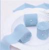 Hand-Torn Raw Edge Chiffon Ribbon Bouquet Streamer for Wedding Flowers