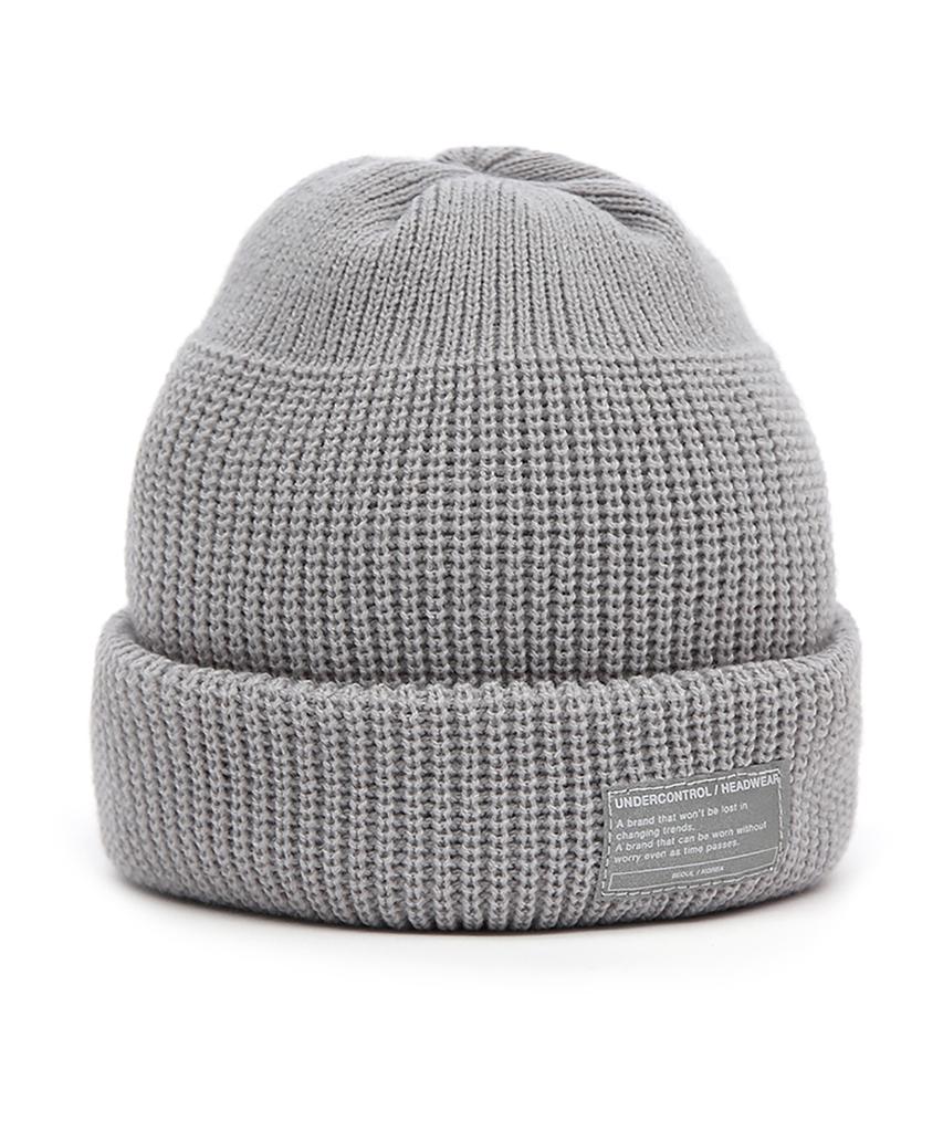 Eondeokeonteulol Winter Short Beanie Beanie / Monk Fit / Reflect / P Grey