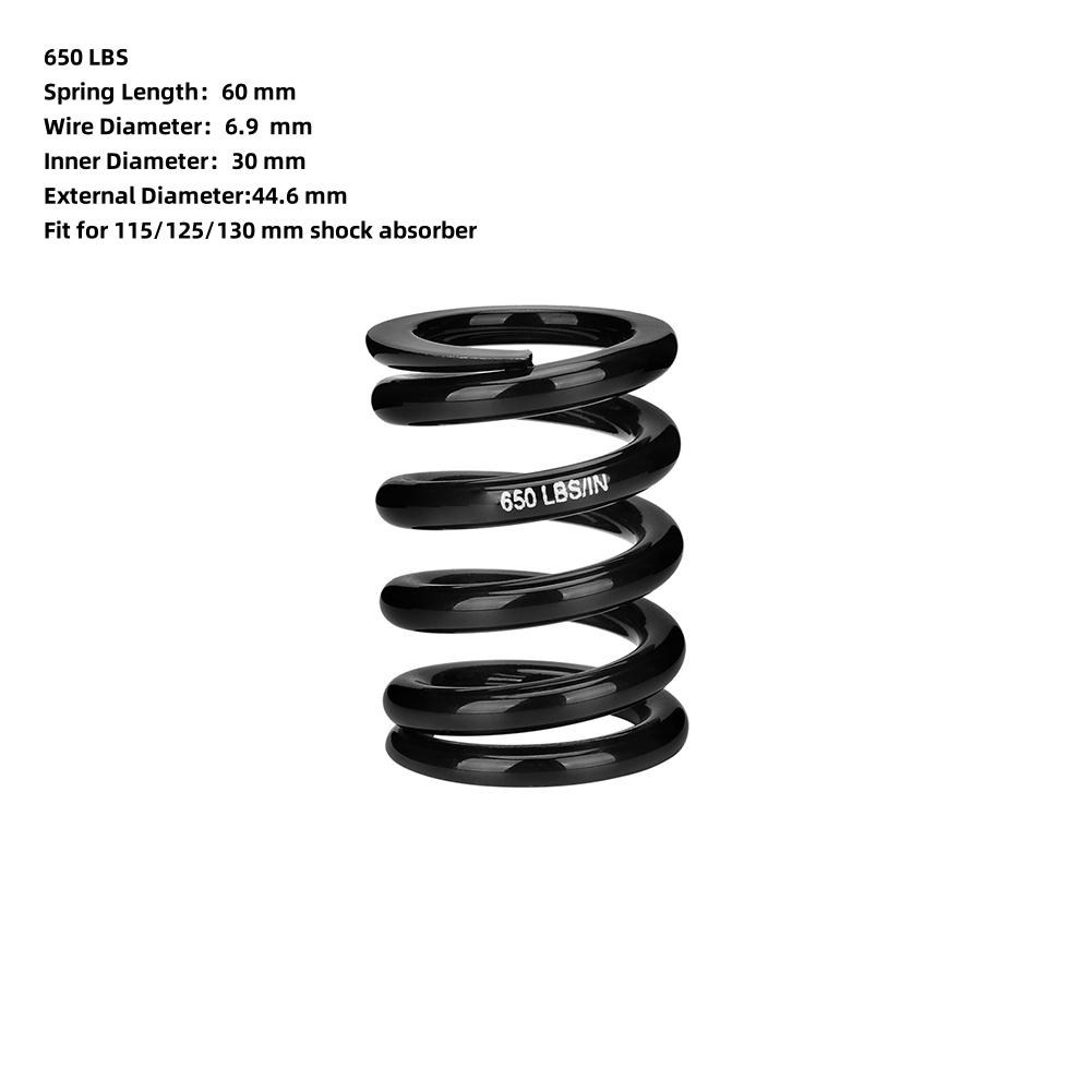 350-650 LBS Shock Absorber Spring KS 291R 260 Shock Absorption Black Color Long-lasting Performance Maintain Performance