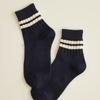 ENRICH Women's Heavyweight Quarter Socks - Navy