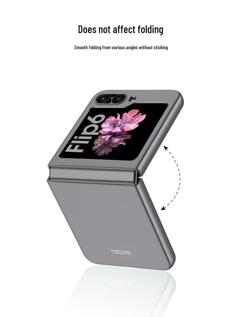 Samsung Z Flip 6 Ultra-Thin Frosted Solid Color Phone Case