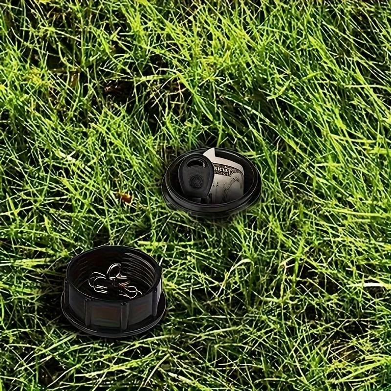 Spike Key Hider Outdoor Hidden Key Container Waterproof Stake Key Holder for Garden Yard Lawn