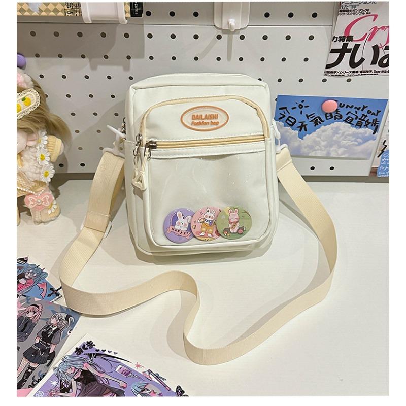 Neue transparente Umhängetasche Damen Freizeit Einfach Student Mode Schmerztasche Tasche Personalisierte Handytasche