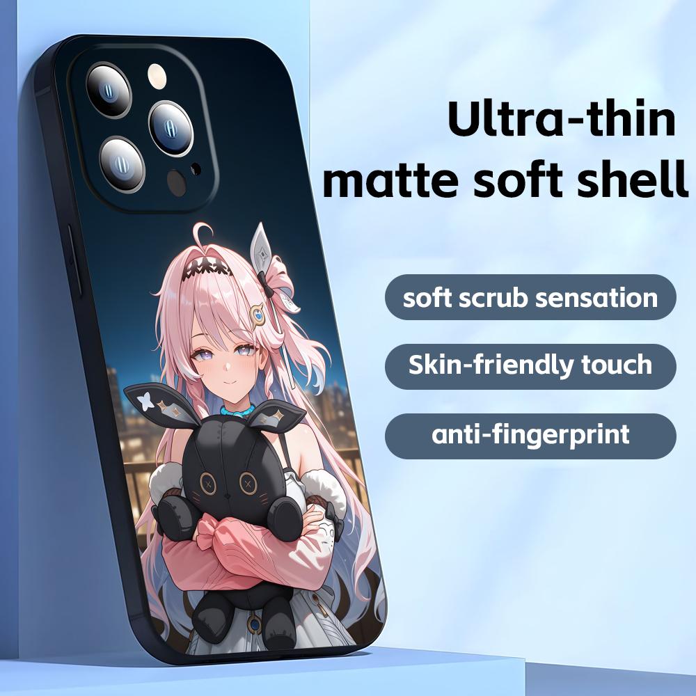 

Wuthering Waves Denia Phone Case For iPhone17 16 16e 15 14 13 12 11 Plus Mini Pro Max Soft black Shockproof Cover iPhone 16 Plus