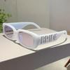 Vintage Rectangle Sunglasses Women  New in Original Shades for Wedding Trendy Fashion Design Party Bride Sun Glasses