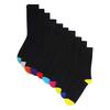 Soxy Childrens/Kids Contrast Detail Bamboo Breathable Socks (Pack of 12)