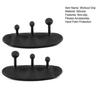 1 Pair Anti-Slip Silicone 3-Finger Workout Grips Hand Palm Protection Dumbbell Deadlift Pull-Up Grippers Gym Training Exercise Fingerless Gloves
