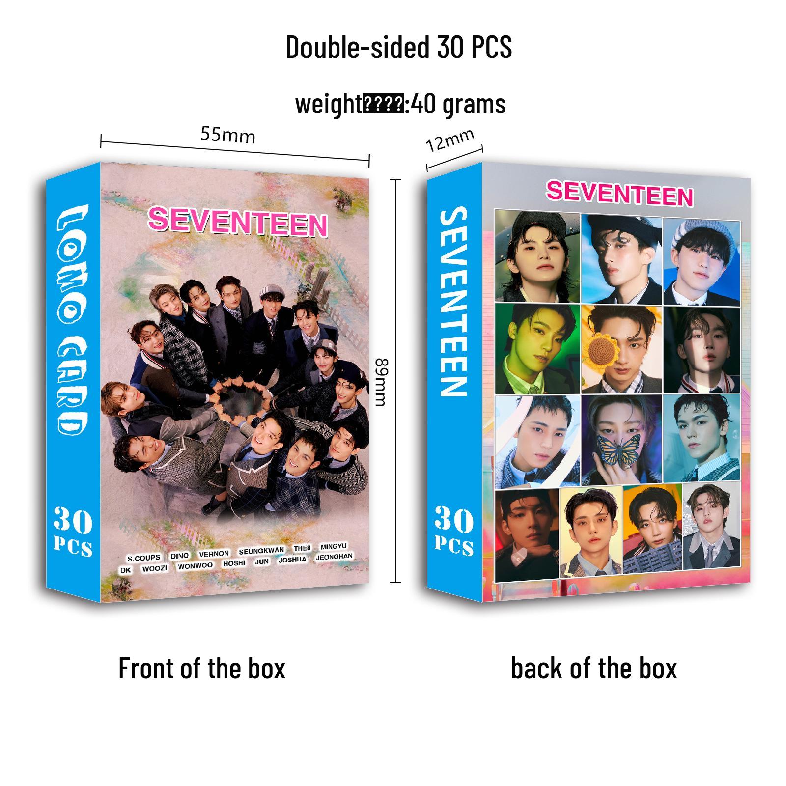 SEVENTEEN LOMO Photo Cards: HD Collection of Korean Star Merchandise - New Album Edition