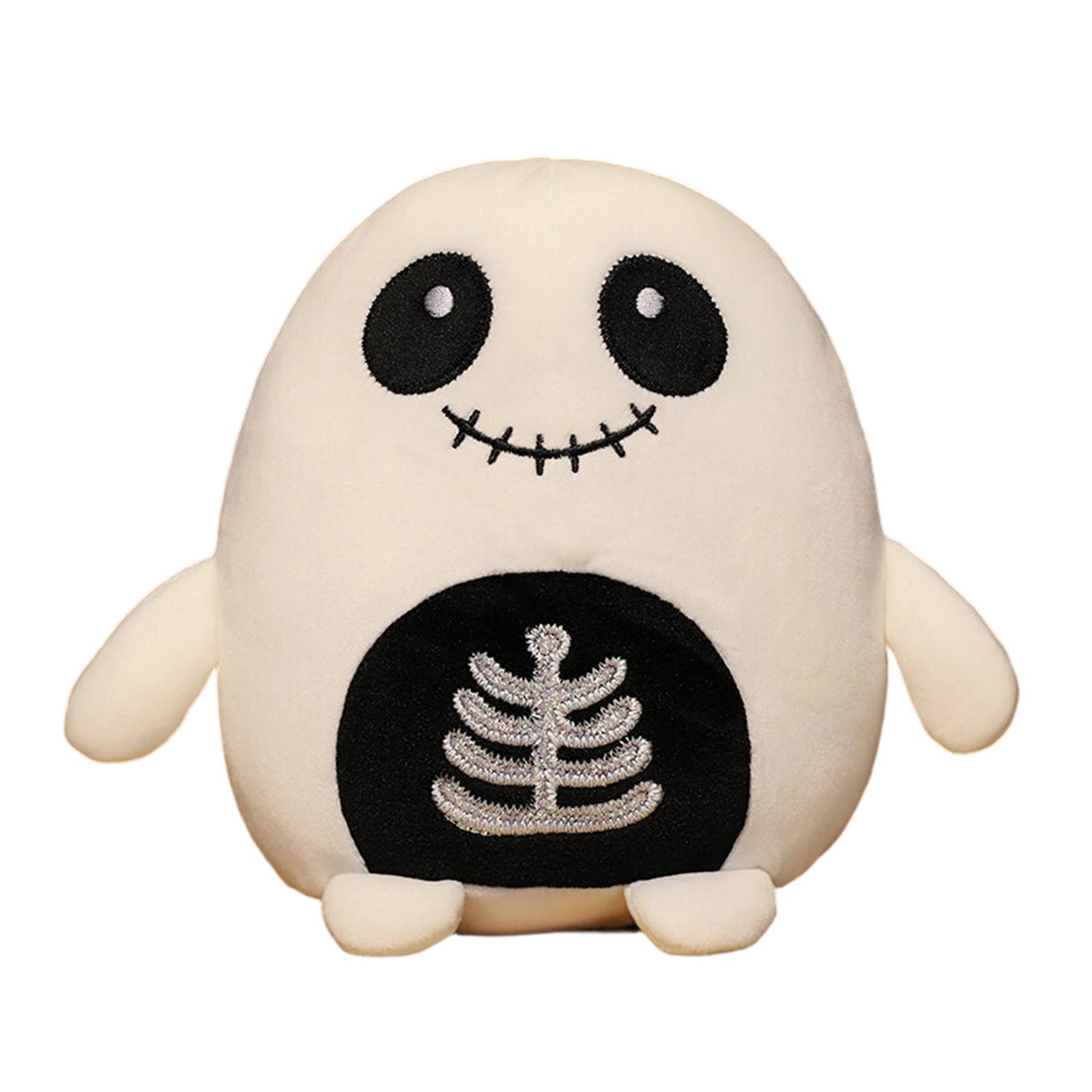 Cute Skeleton Plush Toy - Spooky Stuffed Animal For Halloween Decor & Gifts