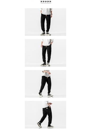 Men's Loose Fit Corduroy Casual Pants - Japanese & Chinese Style, Spring/Autumn Collection.