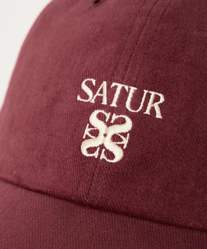 Seteo Lauren Apero Small Logo Ball Cap Burgundy