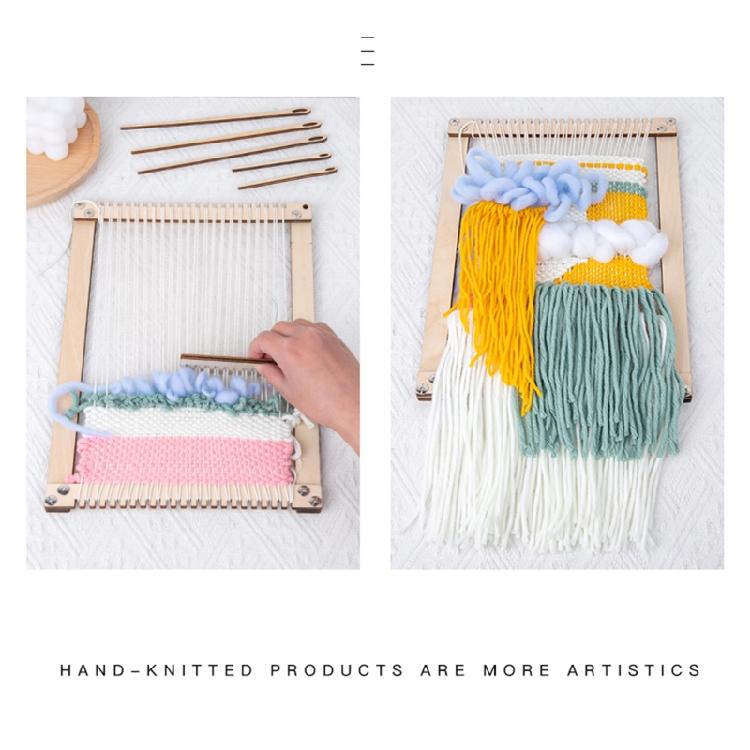Tapestry Weaving Loom kit Crafts Weaving Loom Set Practical Hand Knitting Tools