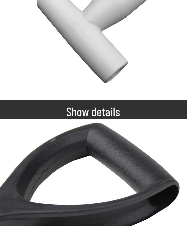Iron Shovel Hoe with Plastic T-Handle for Gardening and Agriculture