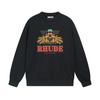 Rhude Vintage Letter Print Oversized Hoodie Men Women Casual Streetwear Sweatshirt