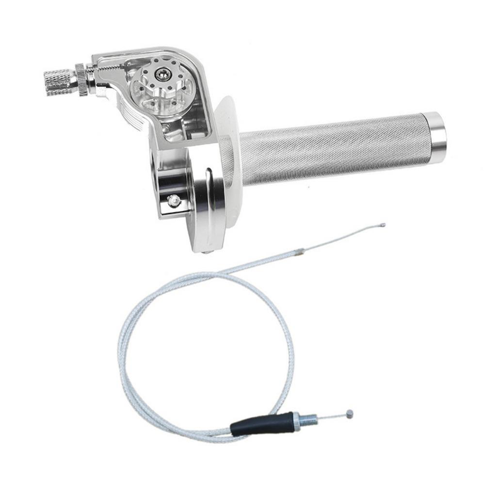 22mm Diameter Throttle Twist Bar Set Aluminum Zinc Zinc Alloy Throttle Control Bar Dirt Bike Riding