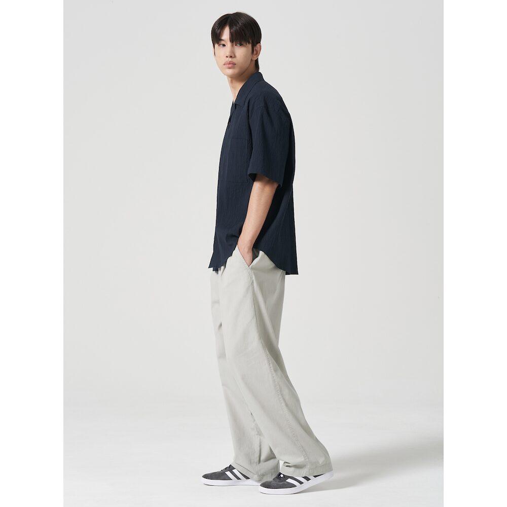 8SECONDS Low-Density Cotton Easy Pants Light Gray
