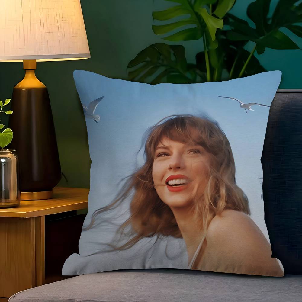 T-Taylors Swifts Personalized Picture Text Home Decorative Pillows Household Gifts 45X45Cm