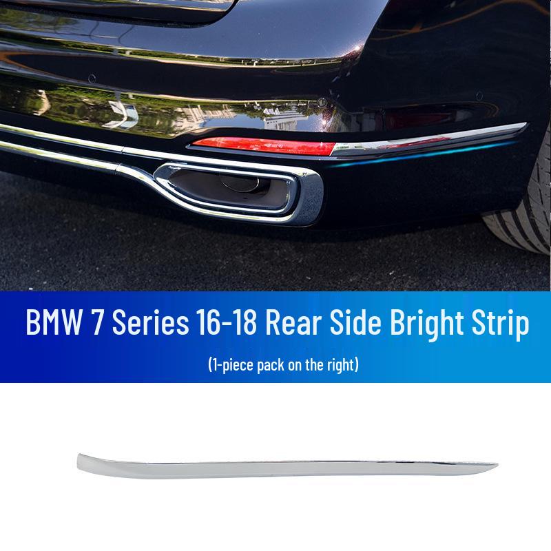 BMW 7 Series Rear Lip & Exhaust Decorative Strips for 730Li, 740Li, 750LI by Mansory